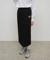 Marithé François Girbaud W Embroidery Classic Logo Sweat Skirt Black
