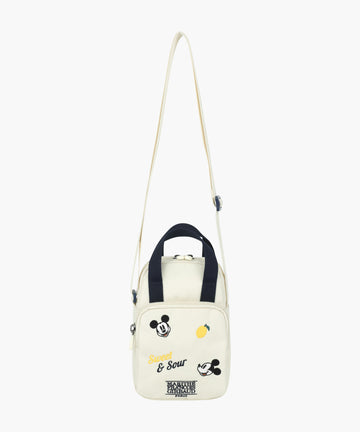 Marithé François Girbaud Disney Mickey Kids Pocket Cross Bag Cream