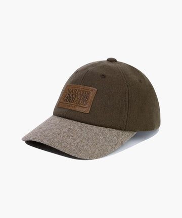 Marithé François Girbaud Classic Logo Color Block Wool Cap