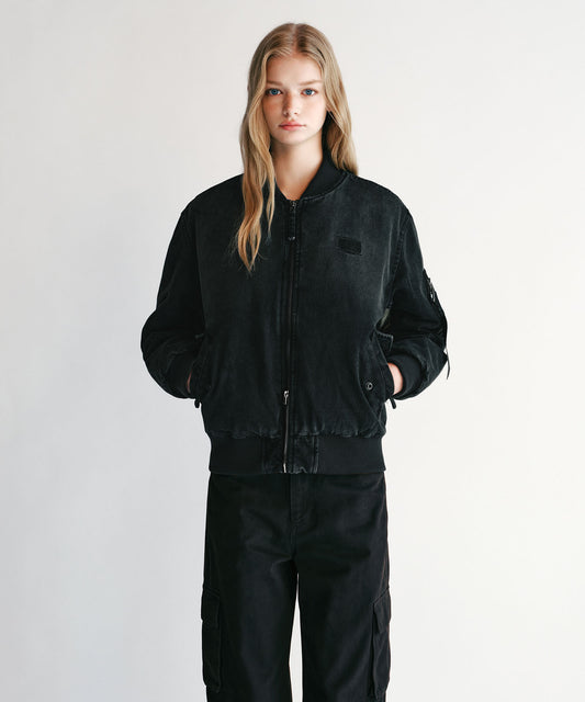 Marithé François Girbaud Marithé x Alpha Industries MA-1 Jumper Blue