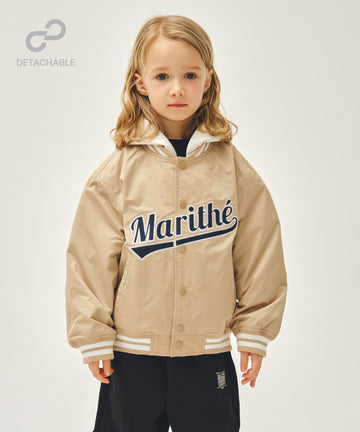 Marithé François Girbaud Kids Detachable Baseball Jacket