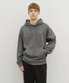 Marithé François Girbaud Crest Logo Garment Dyed Oversized Hoodie Navy