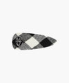 Marithé François Girbaud Holiday Circle Logo Check Hair Pin Red