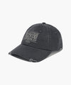 Marithé François Girbaud Classic Logo Damaged Overfit Cap