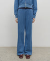 Marithé François Girbaud Women's Embroidery Classic Logo Sweat Skirt Blue