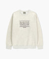 Marithé François Girbaud Stitch Classic Logo Sweatshirt (Brushed) Oatmeal