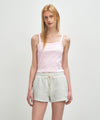 Marithé François Girbaud W BASIC STRING CROP SLEEVELESS