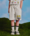 Marithé François Girbaud Disney Mickey Kids Bermuda Denim Pants Blue
