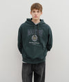 Marithé François Girbaud Crest Crack Logo Oversized Hoodie