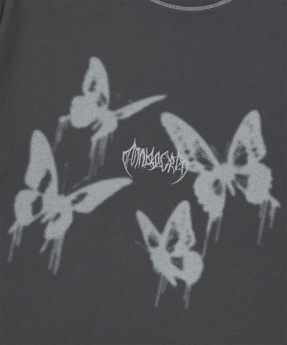 Mahagrid Pigment Butterfly Goth Tee