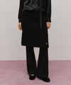 Marithé François Girbaud W KNIT LAYERED SKIRT
