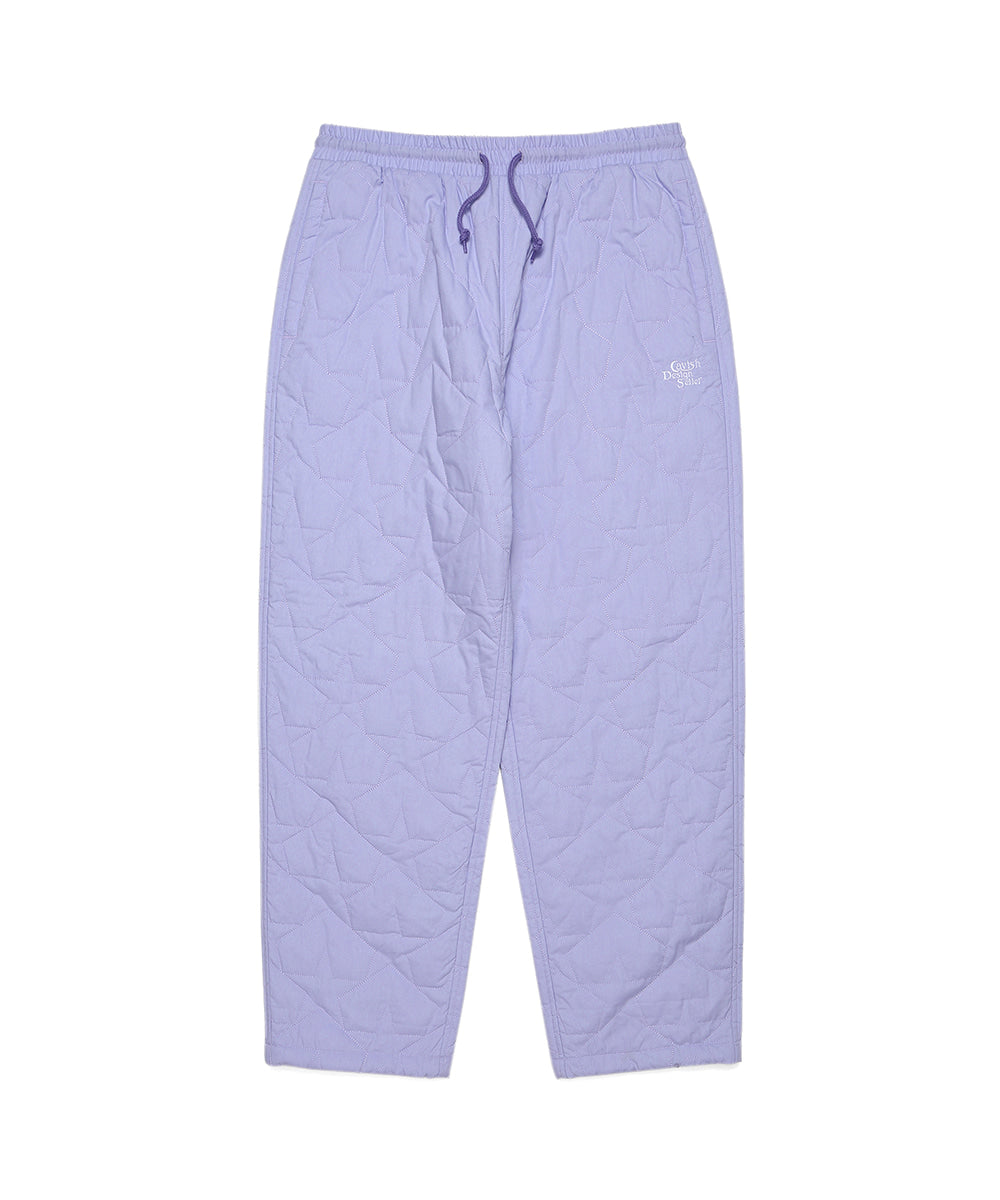 Cavish INSULATION STAR QUILTED PANTS [PURPLE]
