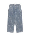 Cavish Printed Carpenter Denim Pants