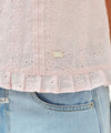 Marithé François Girbaud W PUFF SLEEVE LACE SHIRT