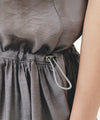 Marithé François Girbaud W SHIRRING SLEEVELESS DRESS