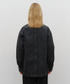 Marithé François Girbaud W French Denim Work Jacket Black