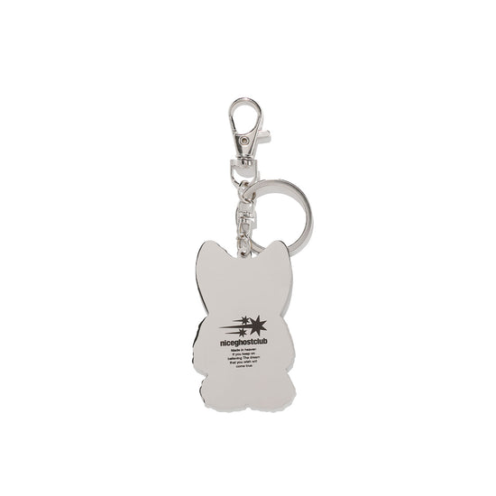 Nice Ghost Club Devil Bear Doll Metal Key Ring [Silver]