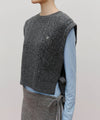 Marithé François Girbaud W Side Ribbon Knit Vest