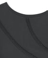 Mahagrid Cut Off One Shoulder Sweatshirt