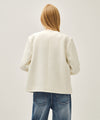Marithé François Girbaud W TWEED ROUND NECK JACKET