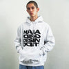 Mahagrid Halftone Hoodie Light Grey