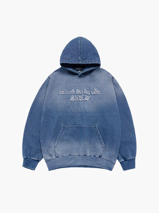 ADLV Basic Logo Applique Brush Hoodie