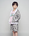 ADLV Kids AC Bear Allover Hoodie Zip Up