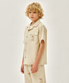 Marithé François Girbaud Kids Seersucker Half Shirt