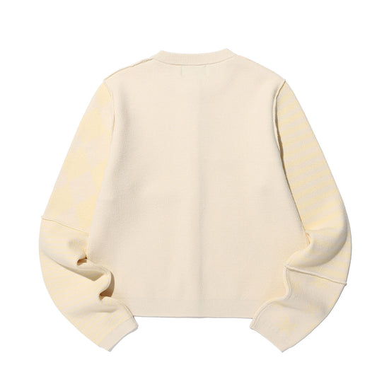 Nice Ghost Club Patchwork Knit Cardigan