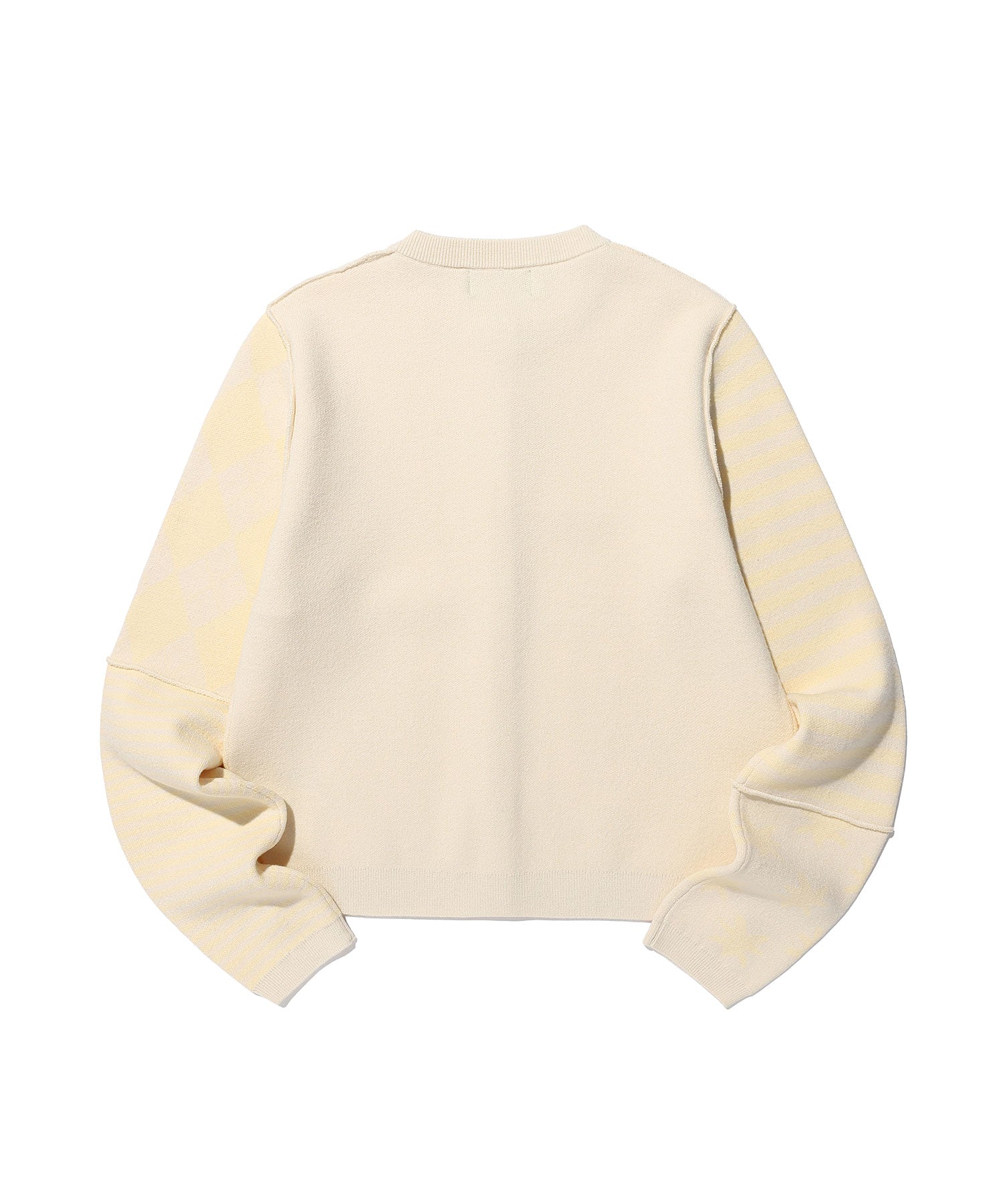 Nice Ghost Club Patchwork Knit Cardigan