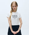 Marithé François Girbaud MOUVEMENT W AEROCOOL CROP TEE