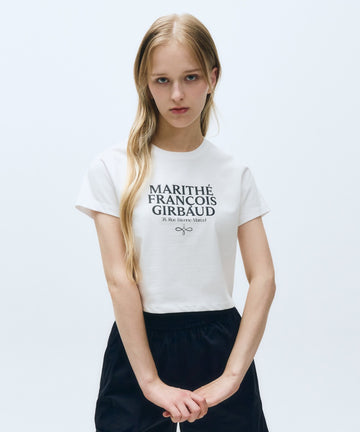 Marithé François Girbaud MOUVEMENT W AEROCOOL CROP TEE