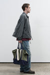 General Idea Unisex Fleece-Lined Coach Jacket [Charcoal]