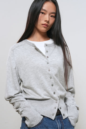 General Idea WOMAN Signature Crew Neck Cardigan