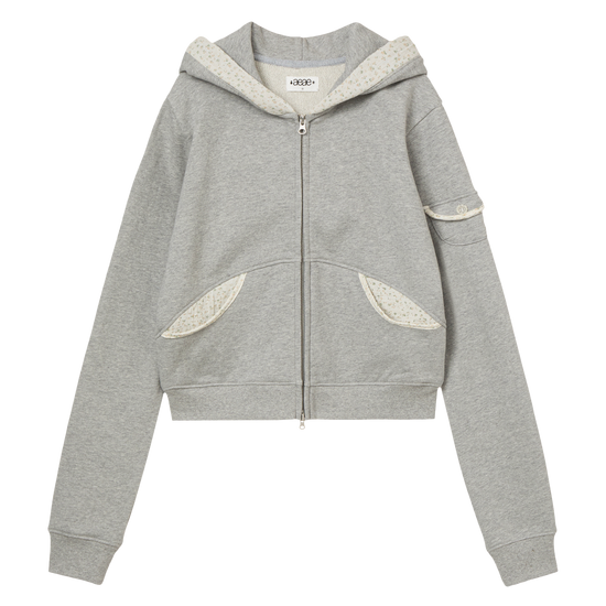 AEAE Round Pocket Hoodie Zip Up