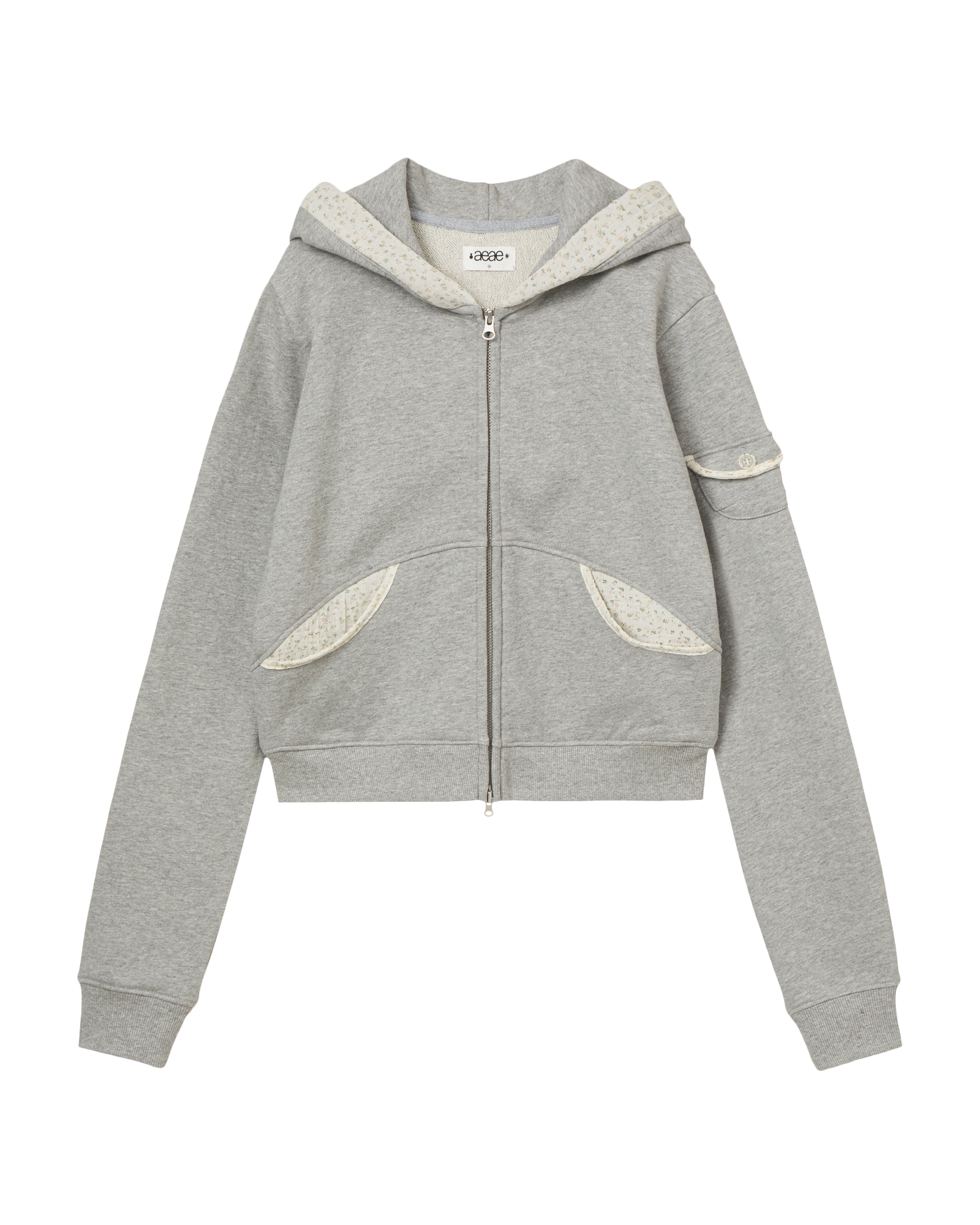 AEAE Round Pocket Hoodie Zip Up