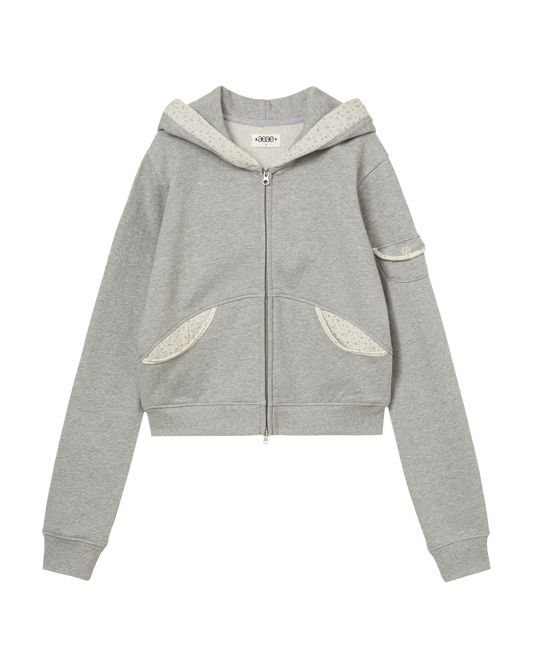 AEAE Round Pocket Hoodie Zip Up