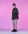Nice Ghost Club Pixel Skeleton Layered Sweatshirt [Khaki]