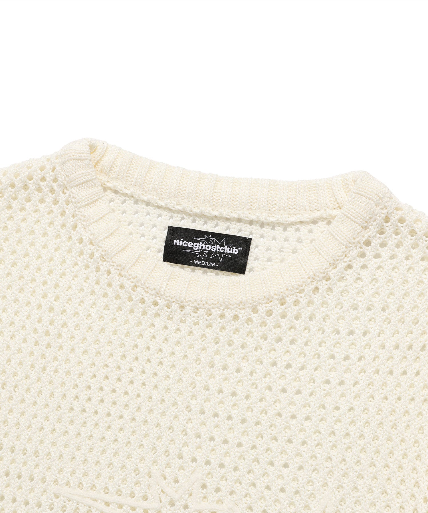 Nice Ghost Club 3 Stars Long Sleeve Knit Tee