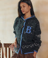 Bitter Cells Snowy Hood Cardigan