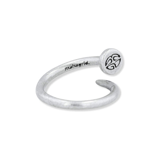 Mahagrid Eclipse Nail Ring [Silver]