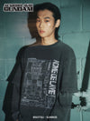 ADLV Mobile Suit Gundam Pigment Double Layer Long Sleeve T-Shirt