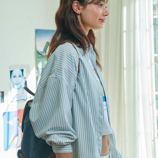 Bitter Cells Murphy Overfit Shirt-Blue