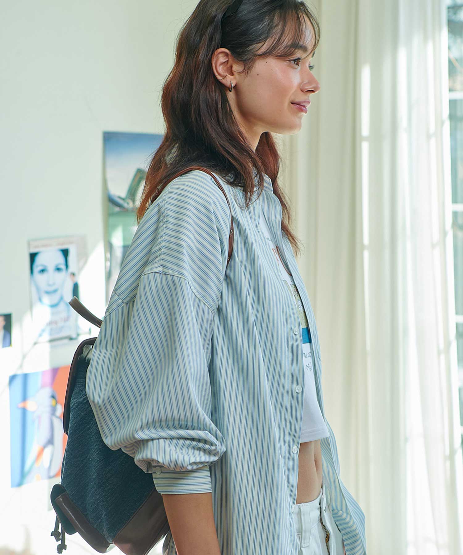 Bitter Cells Murphy Overfit Shirt-Blue