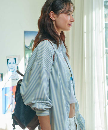 Bitter Cells Murphy Overfit Shirt-Blue