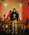 Nice Ghost Club Soul Pussy Cat Ghost Soul Girl Gyaru Hoodie in Black