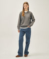 Marithé François Girbaud V-Neck Knit Pullover Heather Gray