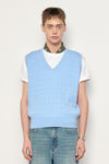 General Idea MAN Essential V-Neck Cable Knit Vest