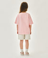Marithé François Girbaud [6/17 Pre-Order] KIDS CLASSIC LOGO SWEAT SHORTS oatmeal