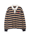 Bitter Cells Union Stripe Collar Tee